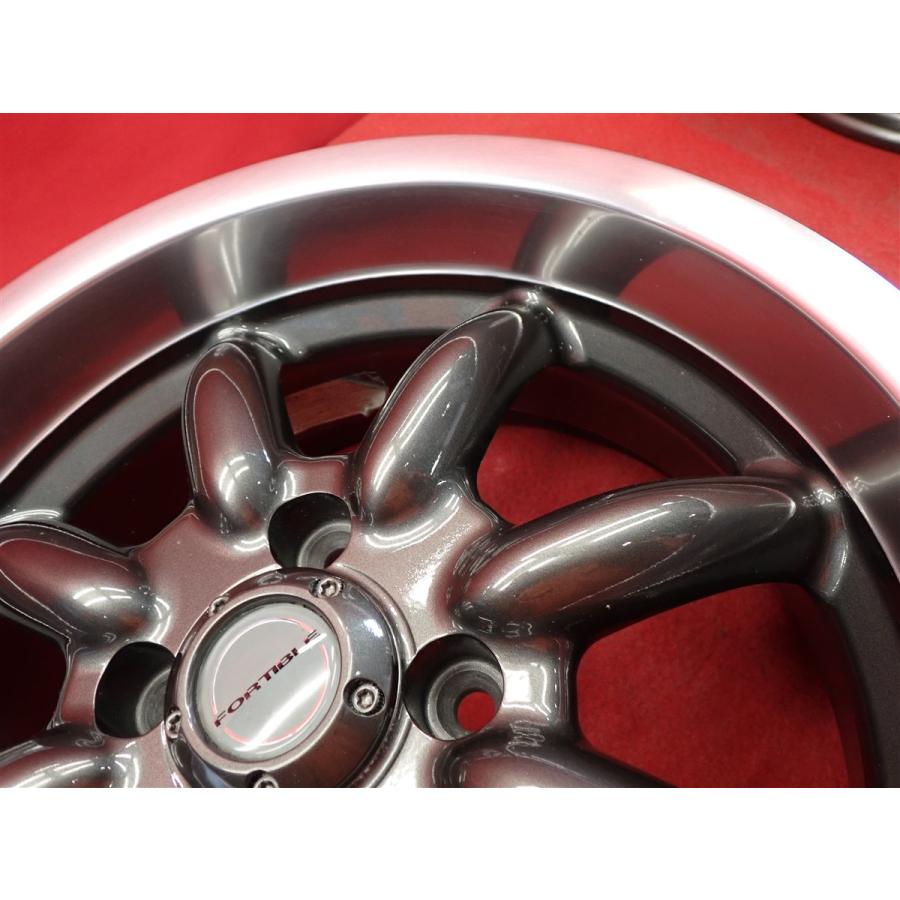絶版 希少 FORTIBLE フォーティブル タイプ8B 中古ホイール 4本 6.5J