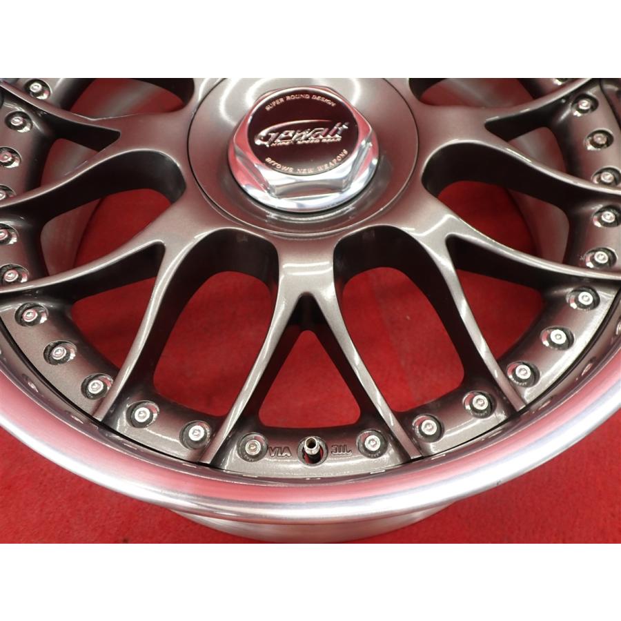 絶版 希少 ゲバルト メッシュ 3P 中古ホイール 4本 7.5J 17インチ