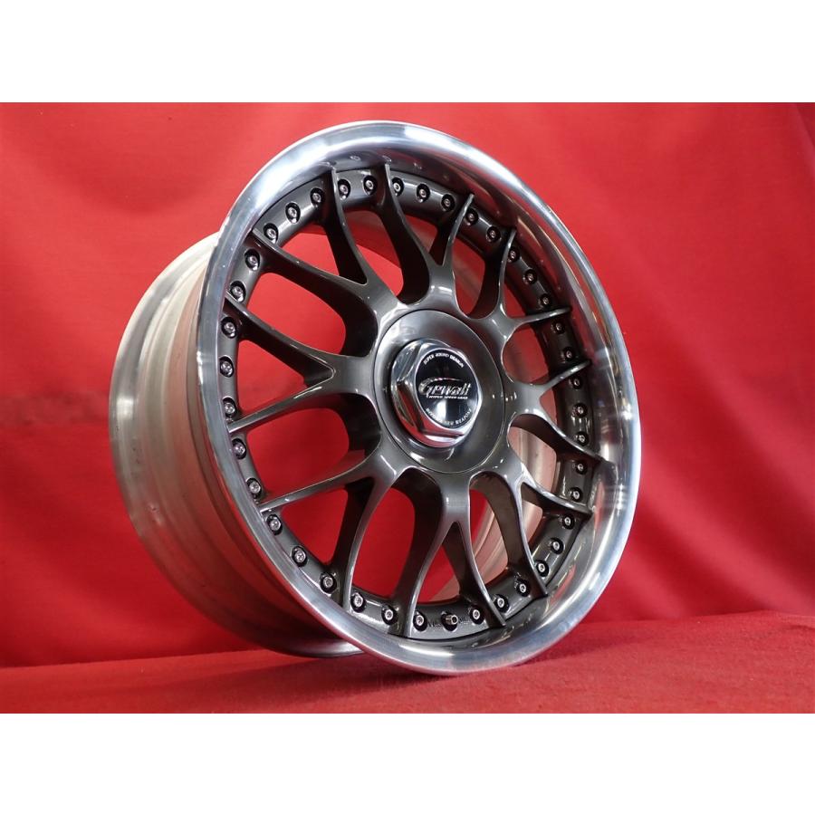 絶版 希少 ゲバルト メッシュ 3P 中古ホイール 4本 7.5J 17インチ