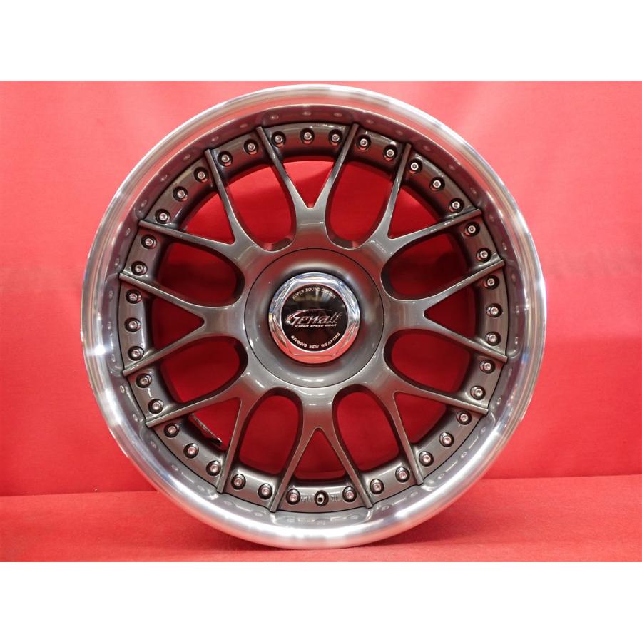 絶版 希少 ゲバルト メッシュ 3P 中古ホイール 4本 7.5J 17インチ