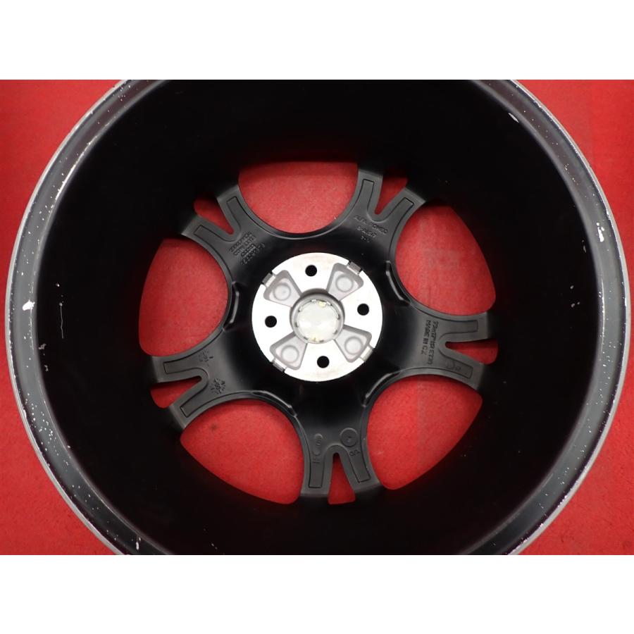 再塗装 つや消し黒 ALFA ROMEO アルファロメオ ミト 純正 中古ホイール 