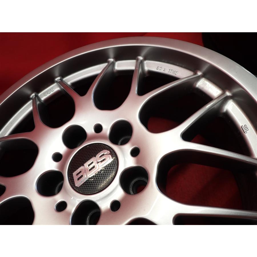 BBS RX RX204 中古ホイール 4本 8J 17インチ PCD120 5穴 +38 ハブ72.5