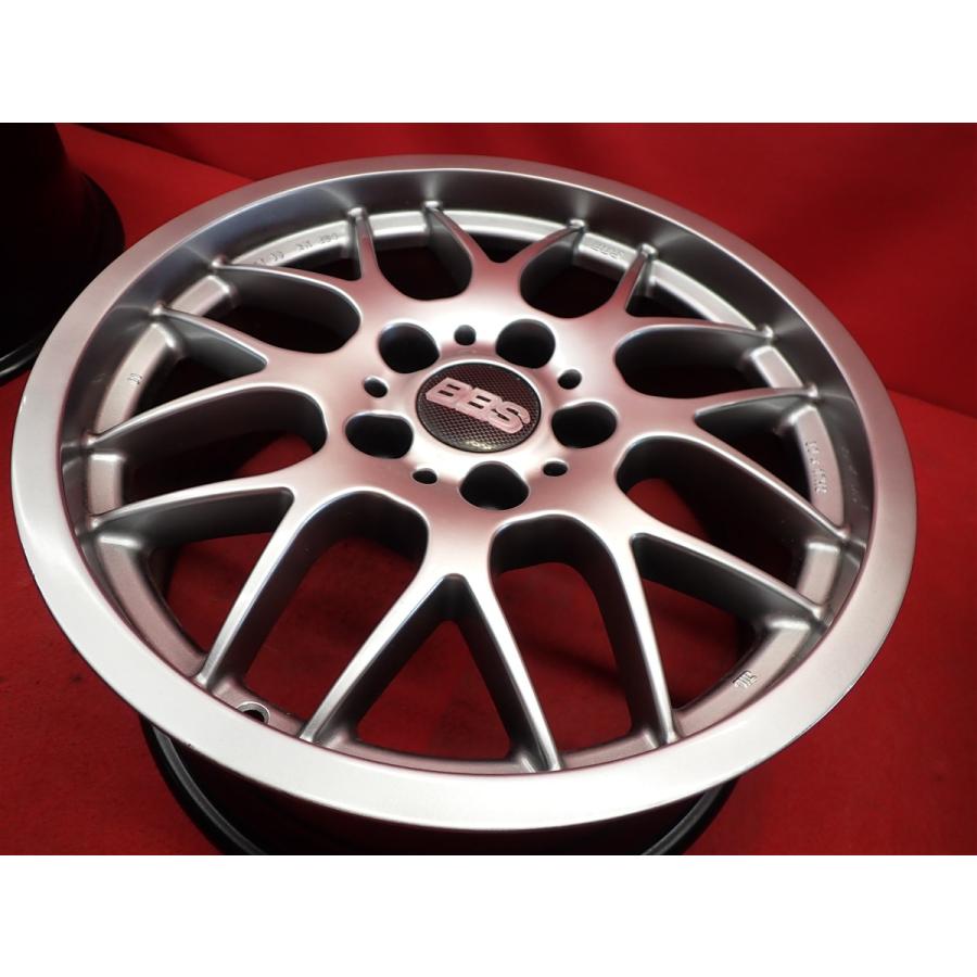 BBS RX RX204 中古ホイール 4本 8J 17インチ PCD120 5穴 +38 ハブ72.5
