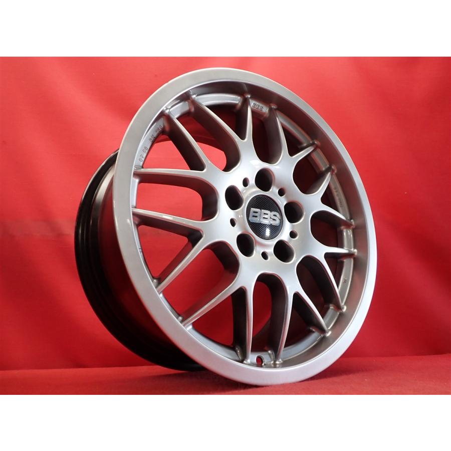 BBS RX 17 5H120 8J+38  E36 タイヤ付き BBS RX RX204 中古ホイール 4本 8J 17インチ PCD120 5穴 +38 ハブ72.5