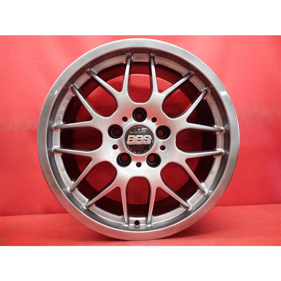 BBS RX RX204 中古ホイール 4本 8J 17インチ PCD120 5穴 +38 ハブ72.5