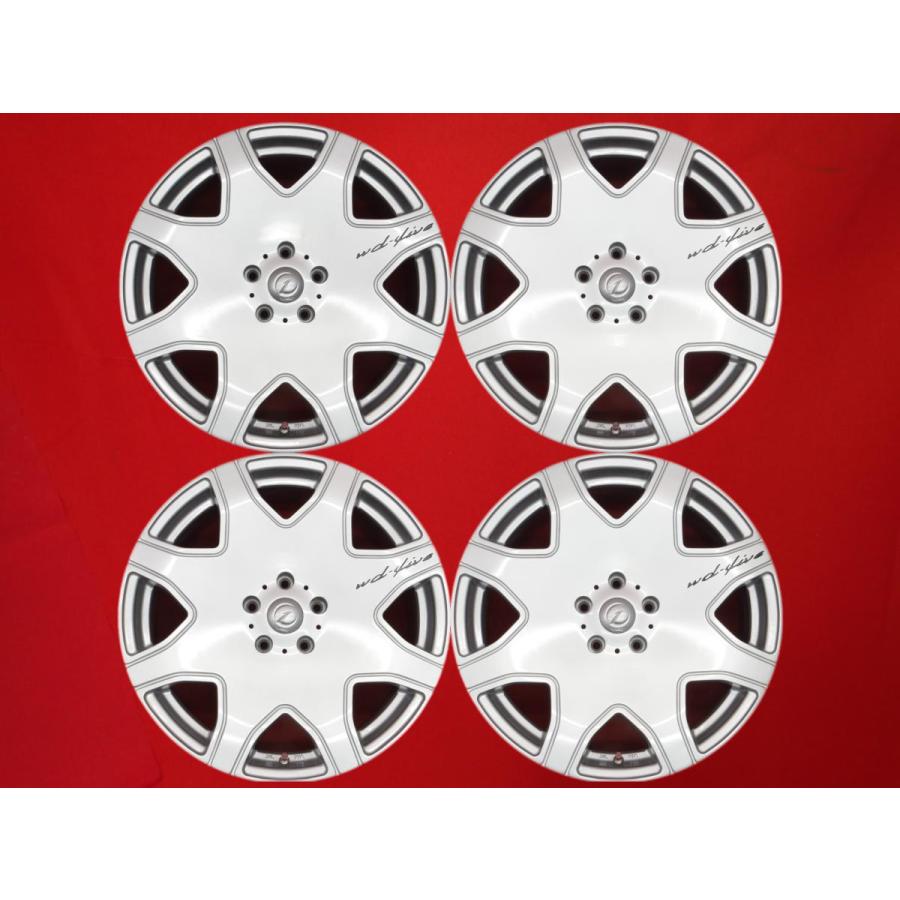 WREST ヴァレスト WD-5 中古ホイール 4本 8J 19インチ PCD114.3 5穴 +