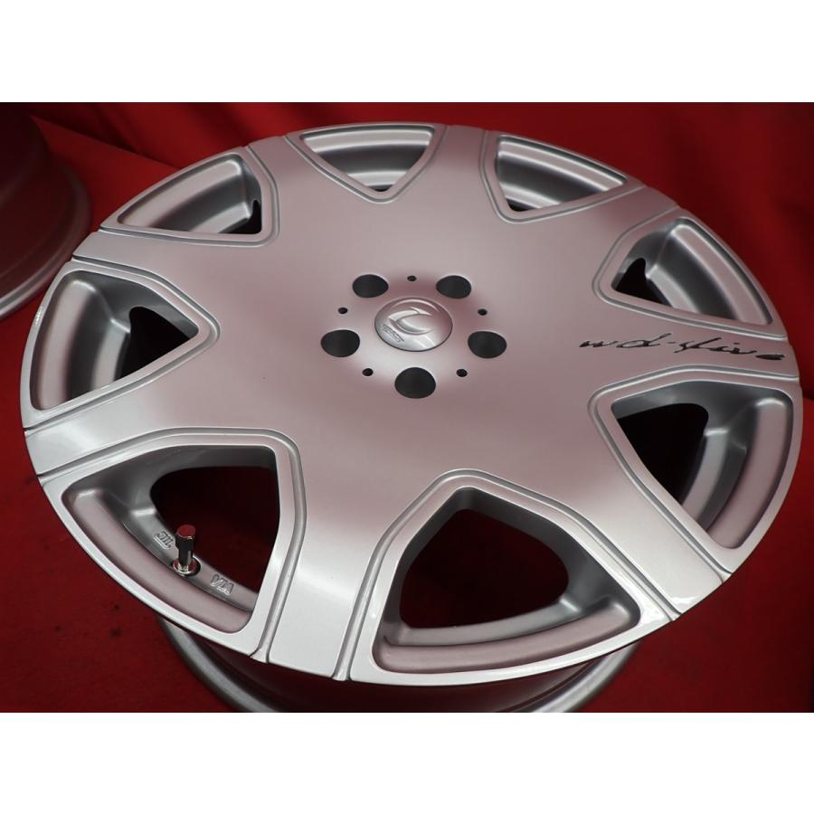 WREST ヴァレスト WD-5 中古ホイール 4本 8J 19インチ PCD114.3 5穴 + 
