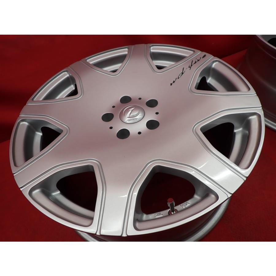 WREST ヴァレスト WD-5 中古ホイール 4本 8J 19インチ PCD114.3 5穴 + 