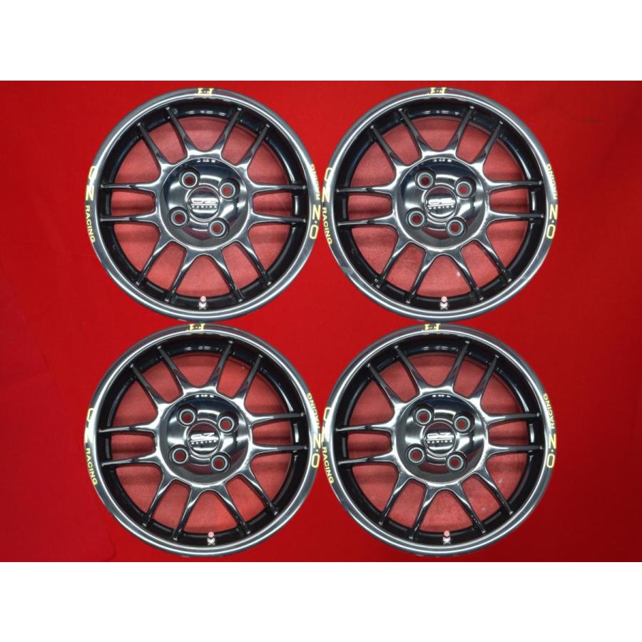 希少サイズ OZ F-1 中古ホイール 4本 5.5J 15インチ PCD100 4穴 +42
