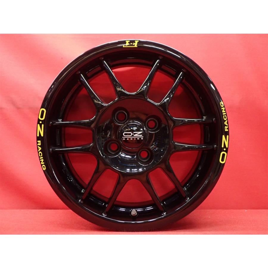 希少サイズ OZ F-1 中古ホイール 4本 5.5J 15インチ PCD100 4穴 +42 