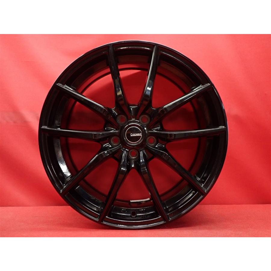 軽量 1本7.4kg G.speed ジースピード G-02 中古ホイール 4本 7J 17 