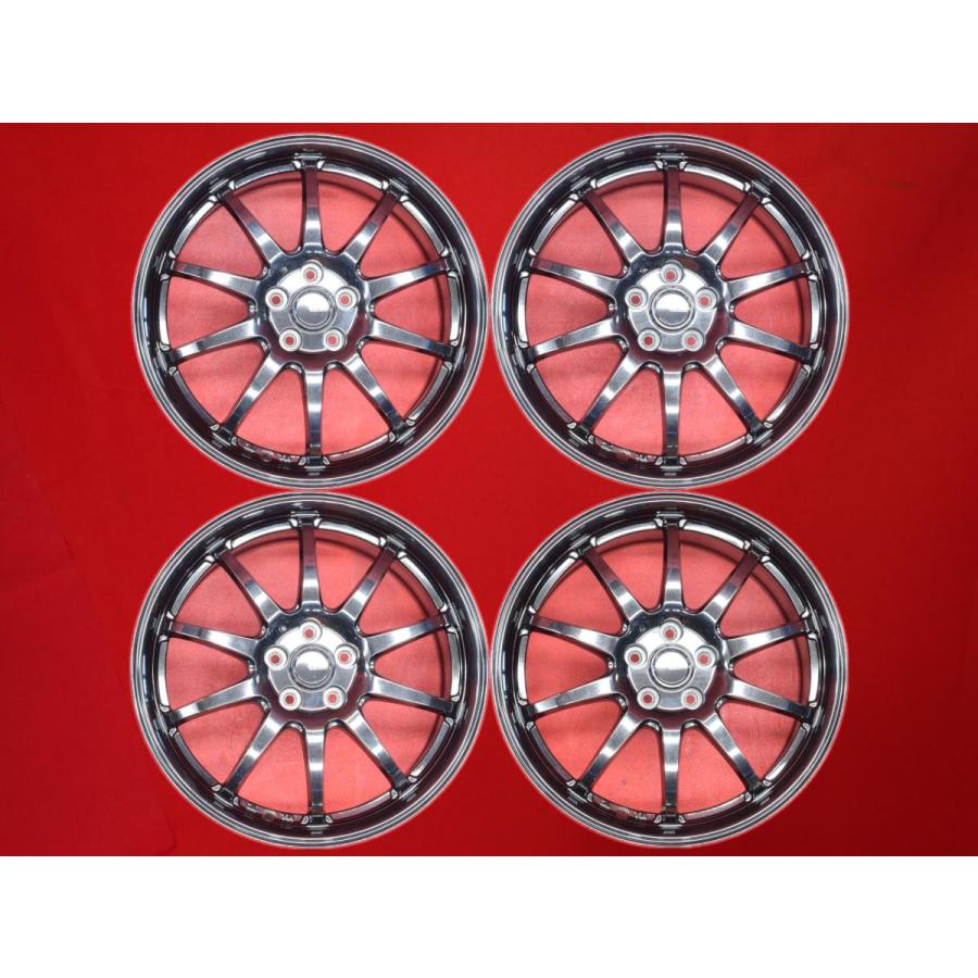 軽量 1本7.4kg G.speed ジースピード G-04 中古ホイール 4本 7J 17 