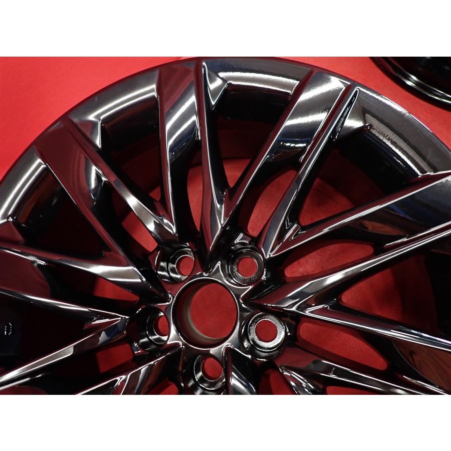 再塗装品 黒 LEXUS レクサス LS500 バージョンL 純正 中古ホイール 4本