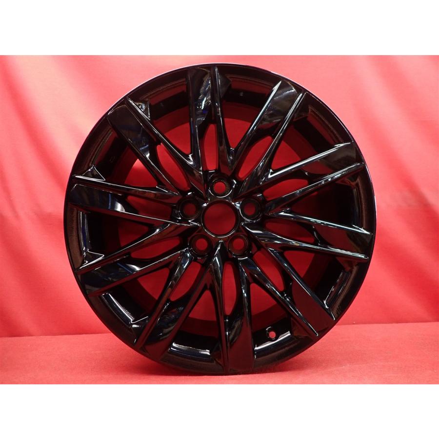 再塗装品 黒 LEXUS レクサス LS500 バージョンL 純正 中古ホイール 4本