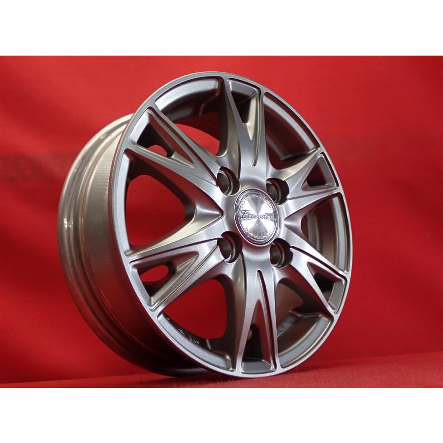 Exceeder エクシーダー EX6 中古ホイール 4本 4J 12インチ PCD100 4穴