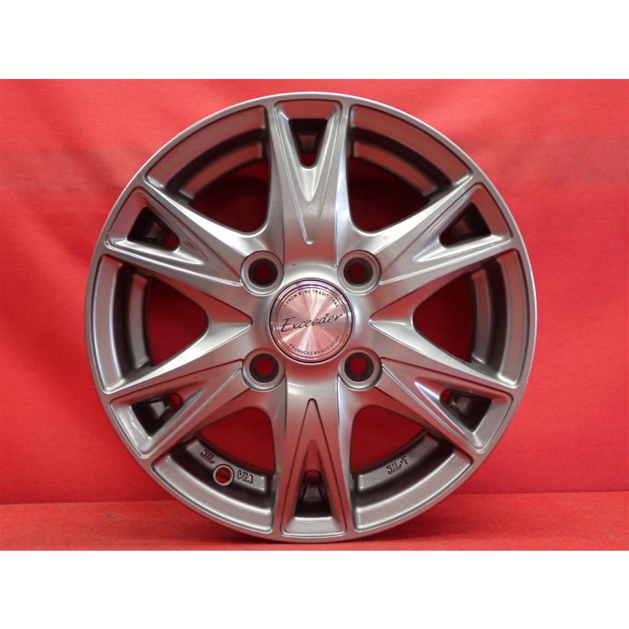 Exceeder エクシーダー EX6 中古ホイール 4本 4J 12インチ PCD100 4穴