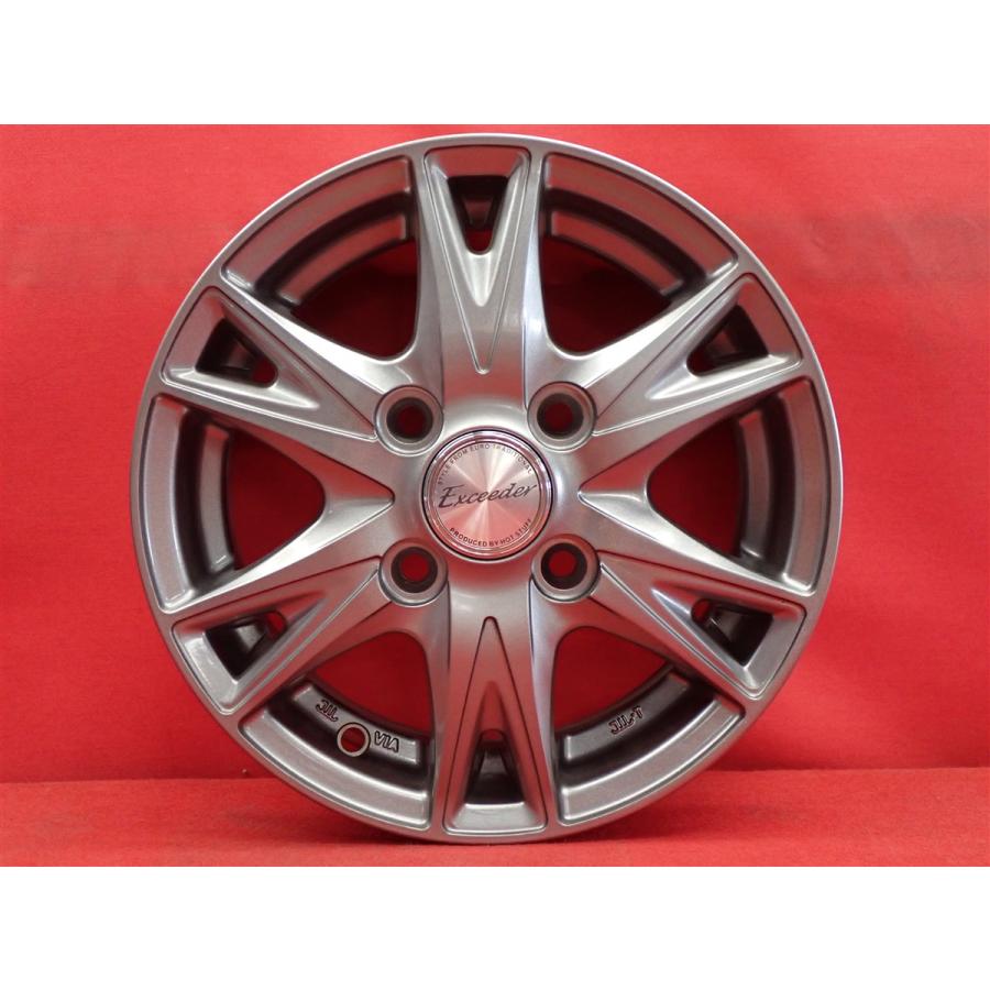 Exceeder エクシーダー EX6 中古ホイール 4本 4J 12インチ PCD100 4穴