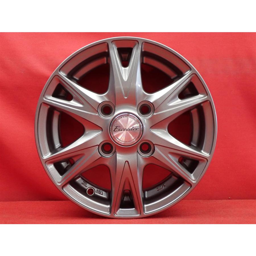 Exceeder エクシーダー EX6 中古ホイール 4本 4J 12インチ PCD100 4穴