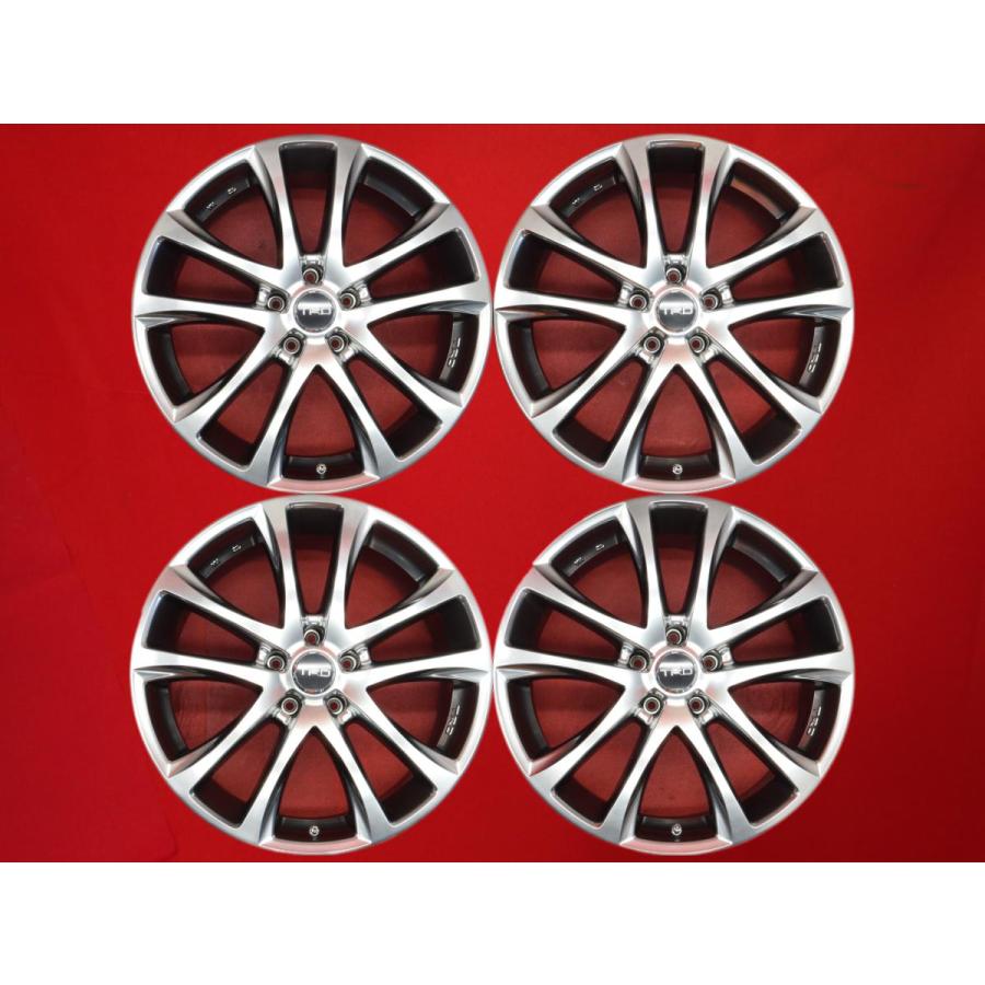 TRD TF5 中古ホイール 4本 8J 19インチ PCD114.3 5穴 +40 ハブ60 