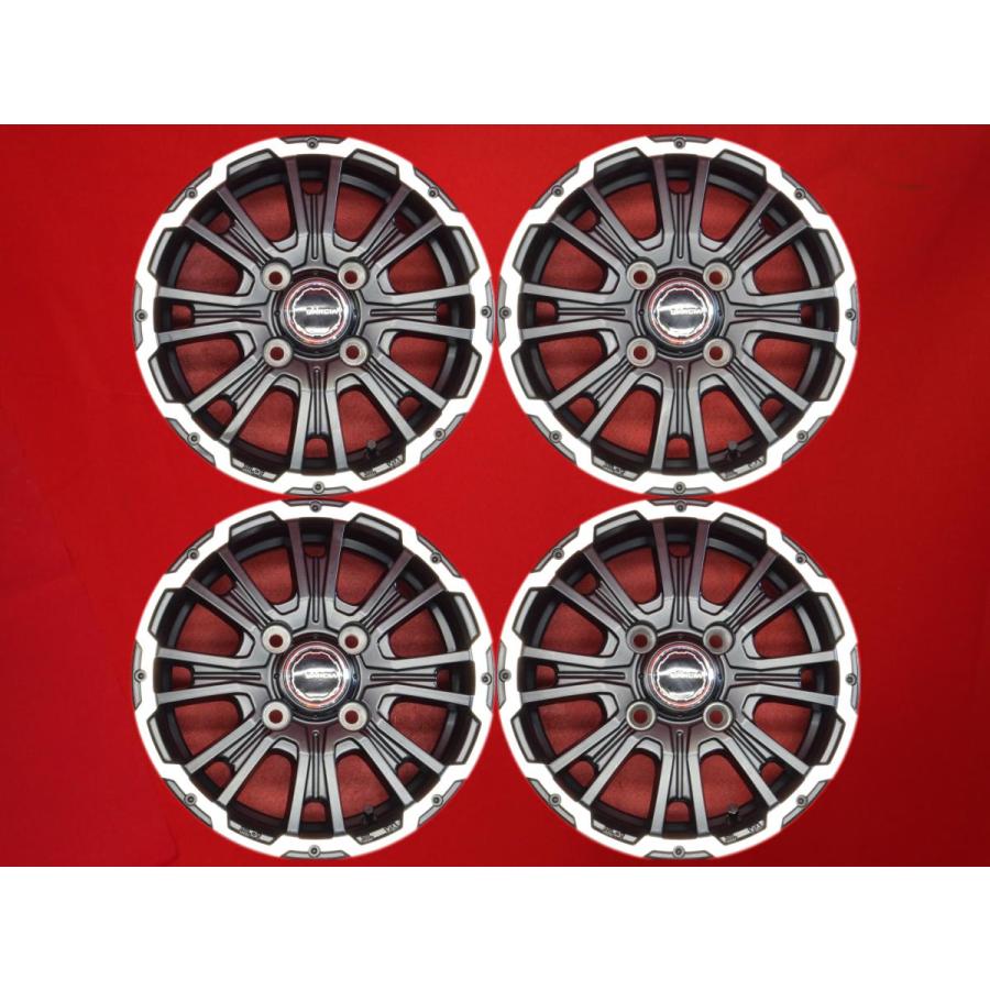 GARCIA ガルシア SS REVOLVER KC 中古ホイール 4本 4J 12インチ PCD100