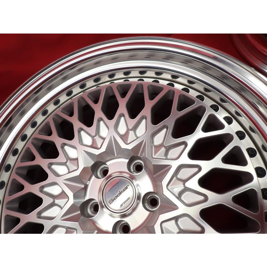 WORK Gran Seeker CCX 中古ホイール 4本 10/10.5J 20インチ PCD114.3 5