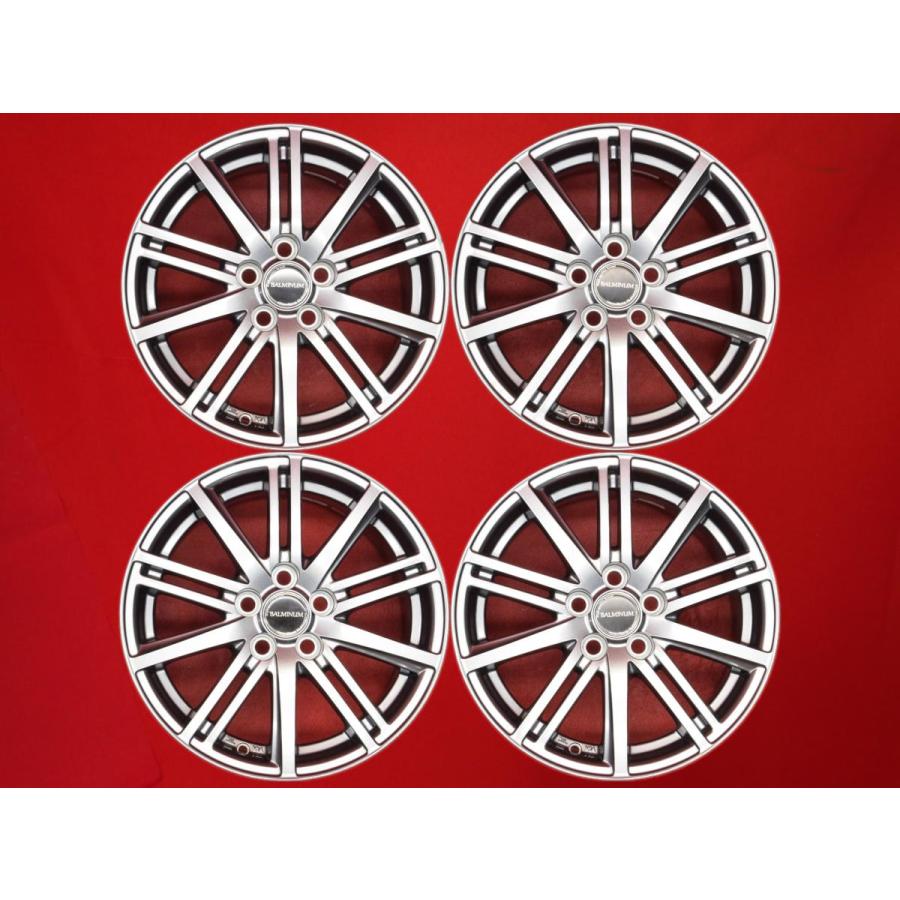 BS BALMINUM BAL/BR10 バルミナ 社外ホイール 15インチ 4本 6J5HPCD100+43 プリウス ウィッシュ等　(VHV542) クレジットカード QRコード決済可能 BRIDGESTONE（ブリヂストン） ホンダ軽自動車 球面ナット対応【アルミ