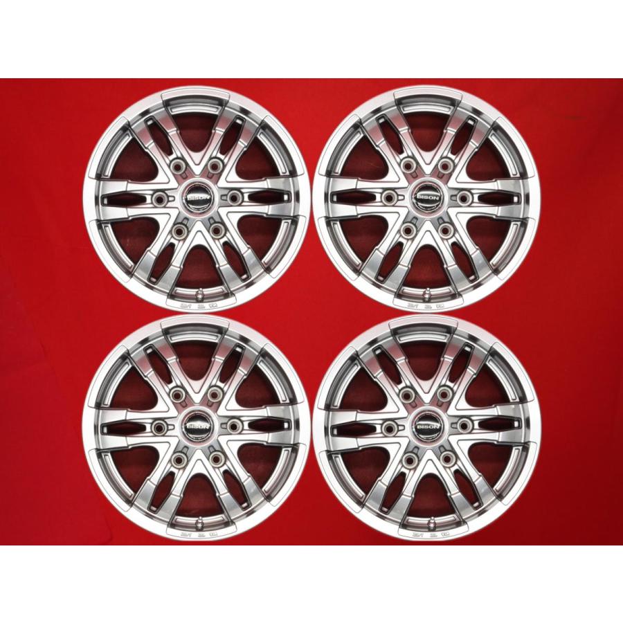 キャラバン用　15インチホイール　中古4本　6H PCD139.7 6J +44 ハブ径100 Road Max KG-25 中古ホイール 4本 5.5J 15インチ PCD139.7 6穴 +45