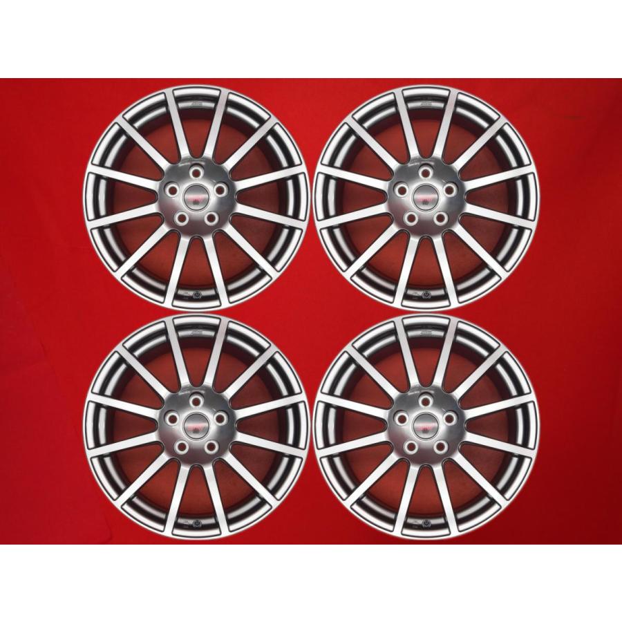 【ギフト】 軽量 スバル STi 12本スポーク ホイール 4本 8.5J-18 PCD114.3 5 タイヤ・ホイール