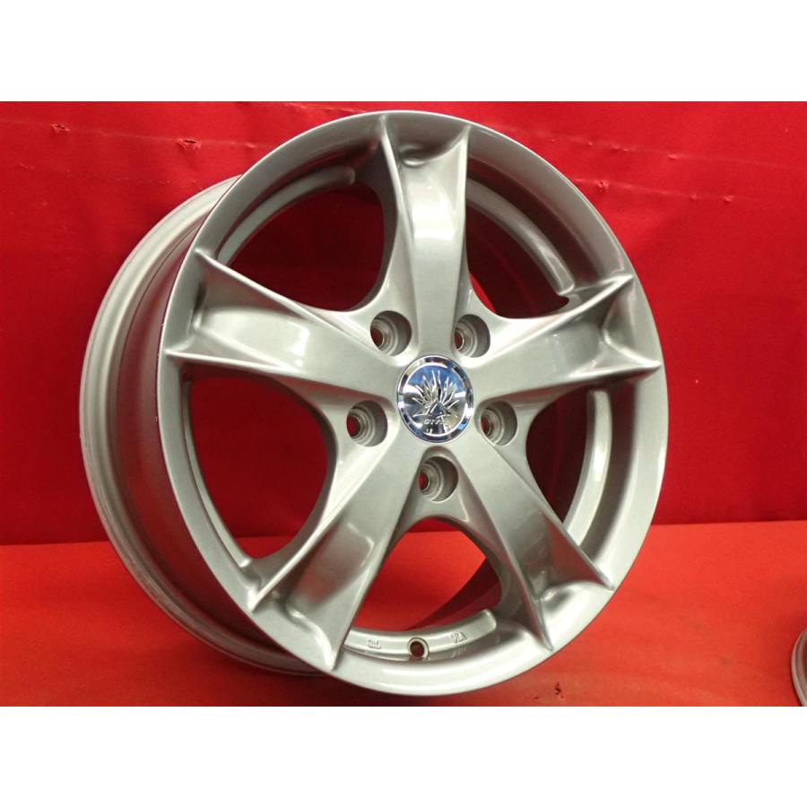 STYTZ 5スポーク ホイール 4本 15インチ 6J-15 PCD114.3 5穴 +50 ハブ 