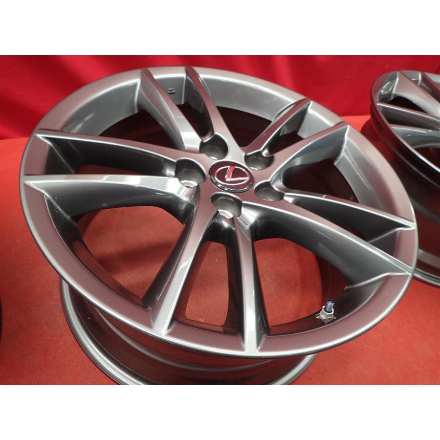 【送料込み】LEXUS is Fsports 純正ホイール　4本セット LEXUS IS Fスポーツ 純正ホイール＆タイヤ4本セット(30系)