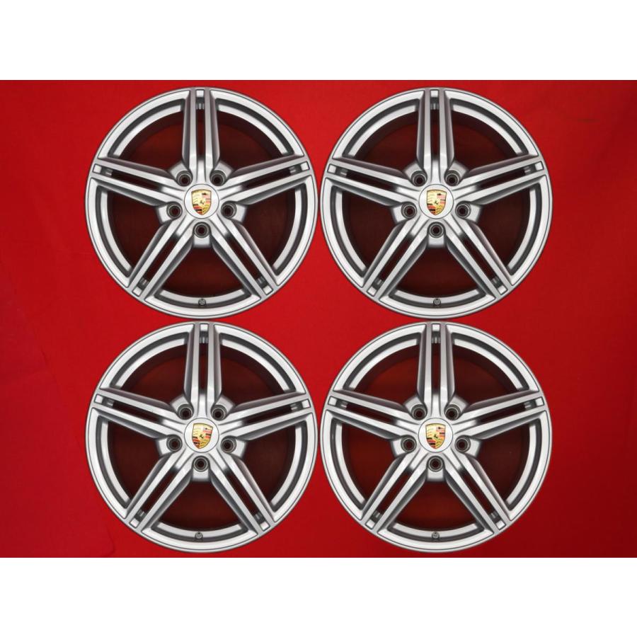 PORSCHE ポルシェ カイエン 純正 5Wスポーク ホイール 4本 8.5J-19
