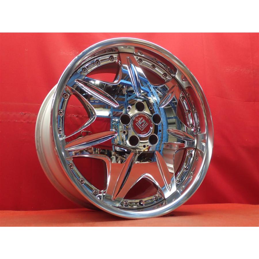 WORK ワーク LS207 3P ホイール 4本 8.5/9.5J-20 PCD114.3 5穴 + WORK ワーク LS207 3P ホイール 4本 8.5/9.5J-20 PCD114.3 5穴 +