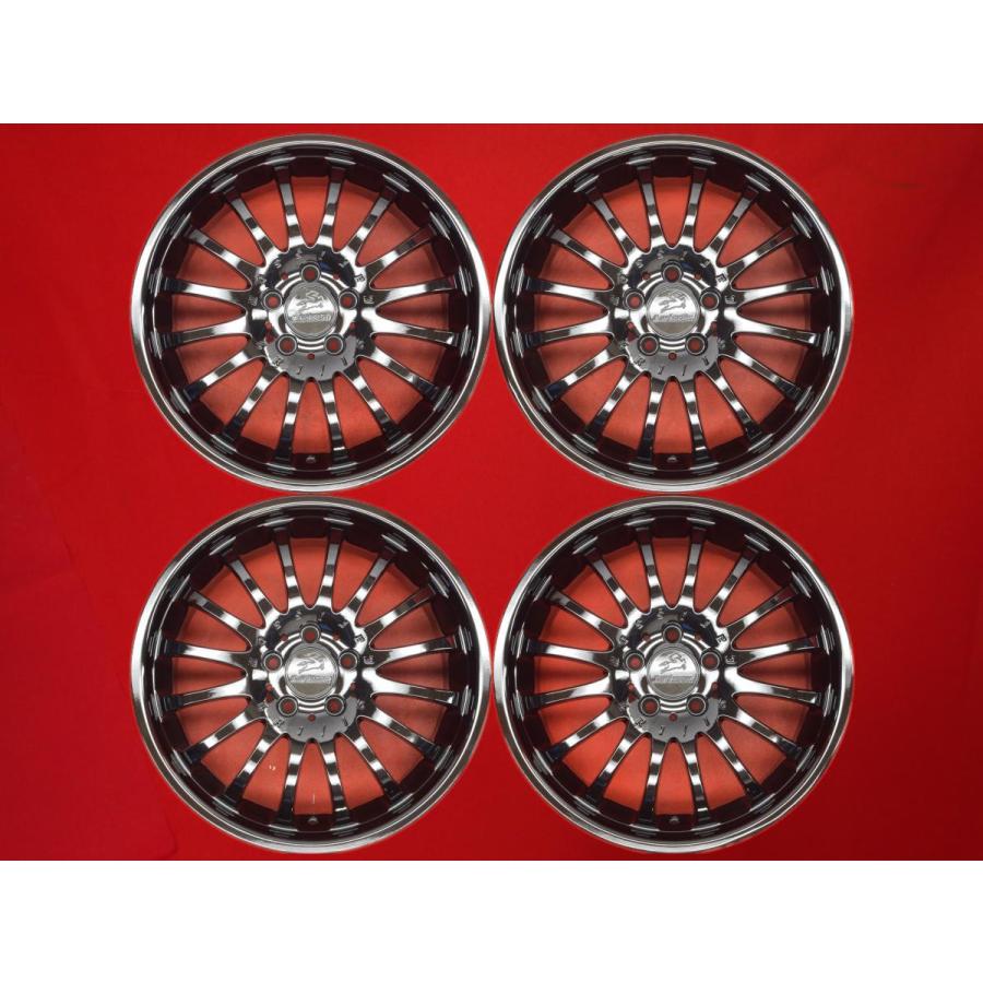 CARLSSON カールソン CR 1/16 ホイール 4本 8J-18 PCD114.3 5穴 +45