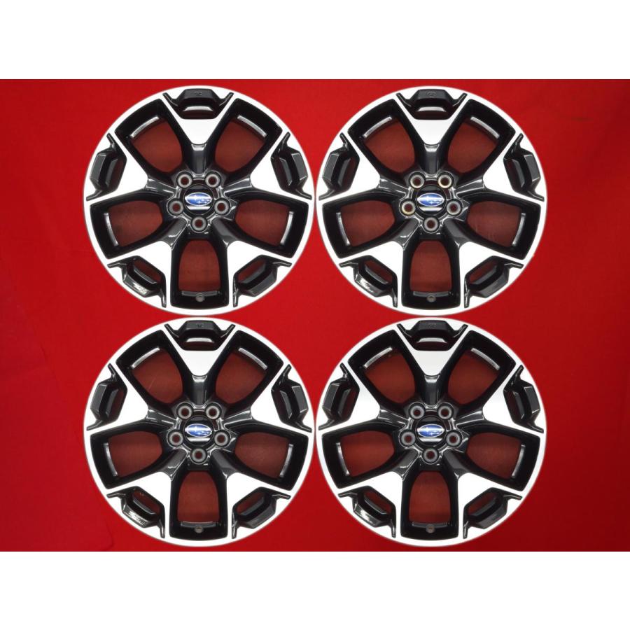 スバル 17インチ 5スポークホイール４本 SUBARU スバル 純正 オプション 5本スポーク ホイール 4本 7J-17