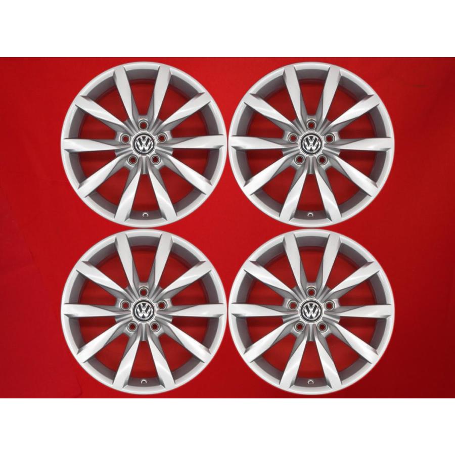 VOLKSWAGEN ゴルフ VII 純正 17インチ ホイール 4本 7J-17 VOLKSWAGEN ゴルフ VII 純正 17インチ ホイール 4本 7J-17
