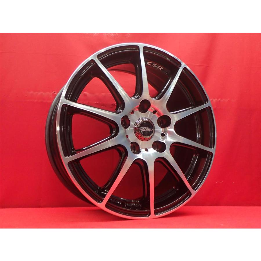 X CROSS SPEED PREMIUM-10 CSR ホイール 4本 6.5J-16 PCD114.3 5 X CROSS SPEED PREMIUM-10 CSR ホイール 4本 6.5J-16 PCD114.3 5