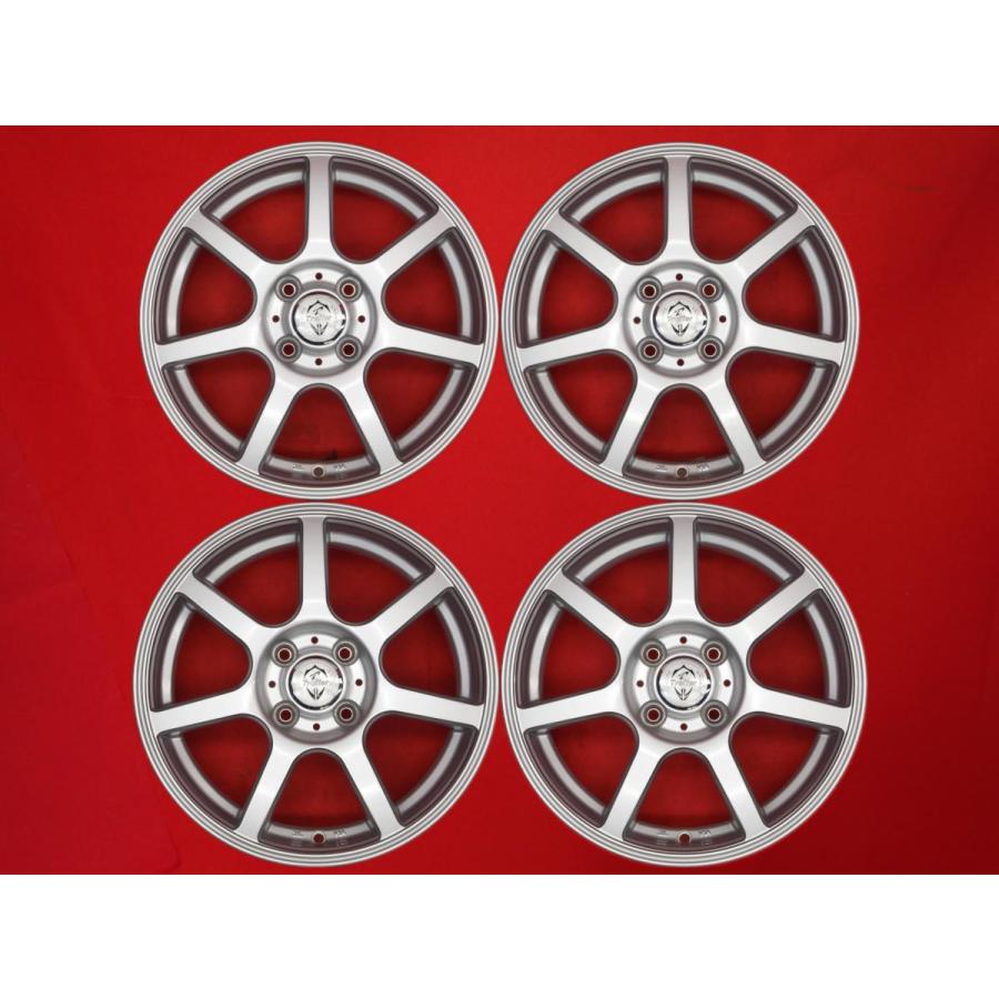 Treffer ZR ホイール 4本 4/5J-15 PCD100 4穴 +35 ハブ73 MITSUBISHI 