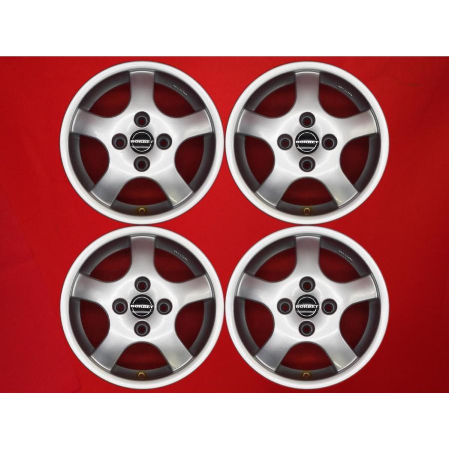 TAS BORBET ボルベット typeCB ホイール 4本 6J-14 PCD108 4穴 +  