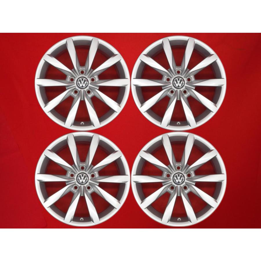 VOLKSWAGEN ゴルフ VII 純正 17インチ 7J-17 PCD112 5穴 +49 ハブ57 