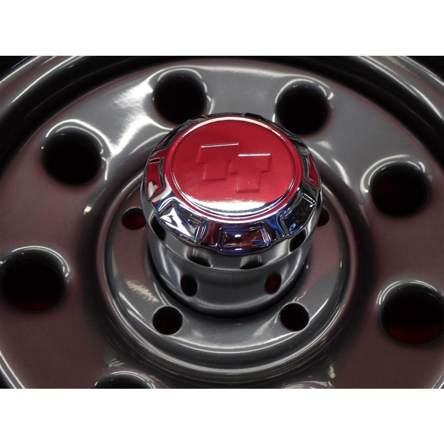 TT4 スチール (ライン無) ホイール 4本 6J-15 PCD139.7 5穴 -20 ハブ 