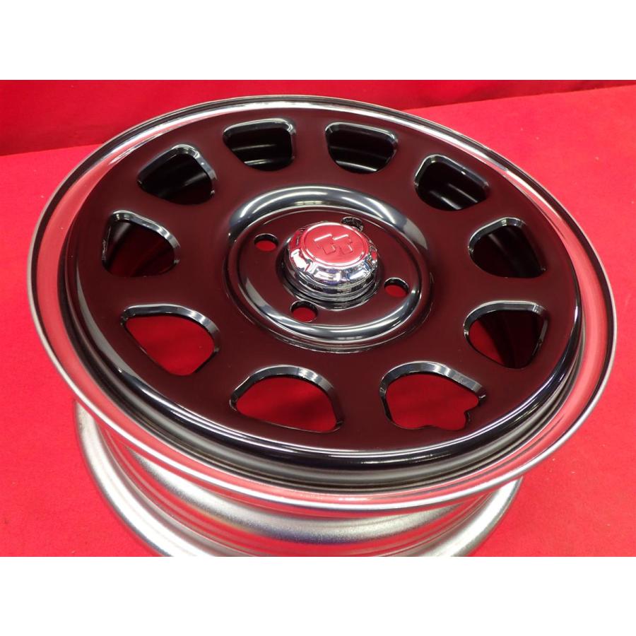 TTD スチール (ライン無) ホイール 4本 5J-14 PCD100 4穴 +43