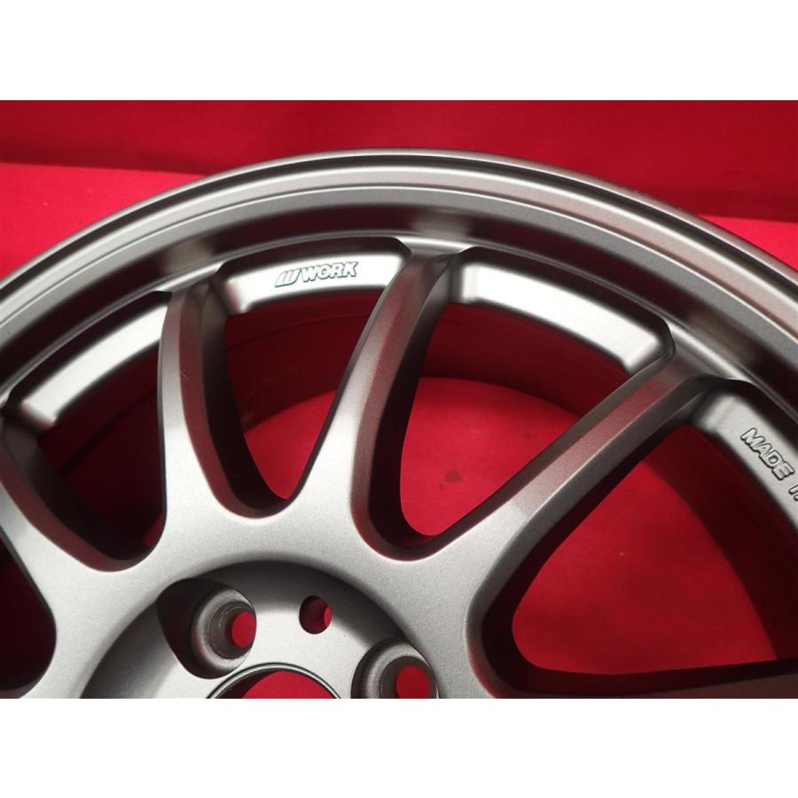 WORK ワーク エモーション 11R 中古ホイール 4本 7J 17インチ PCD100 4 