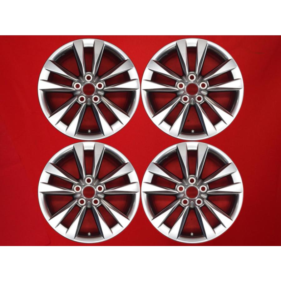 レクサス LS純正 アルミホイール4本 18インチ スポークタイプ