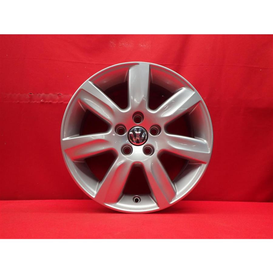 VOLKSWAGEN フォルクワーゲン ポロ 6RC 純正 7スポーク 中古ホイール 4本 6J 15インチ PCD100 5穴 +40 ハブ57 6R0601025L aa15｜taiheishopping｜04