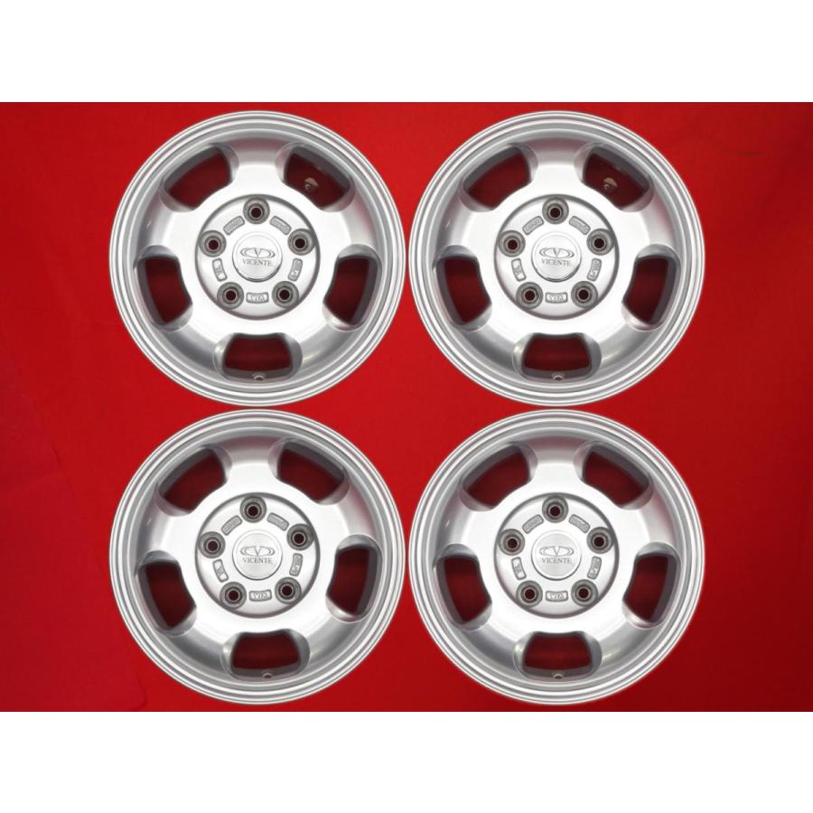 VICENTE ヴィセンテ 05 NV 中古ホイール 4本 5J 13インチ PCD114.3 5穴 