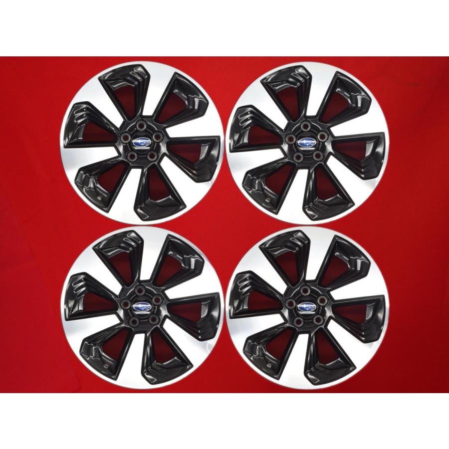 ENKEI製！SUBARUスバルフォレスター純正17インチ×7J＋48 100 スバル SUBARU フォレスター SJ5 後期 純正 ホイール 4本 7J-17