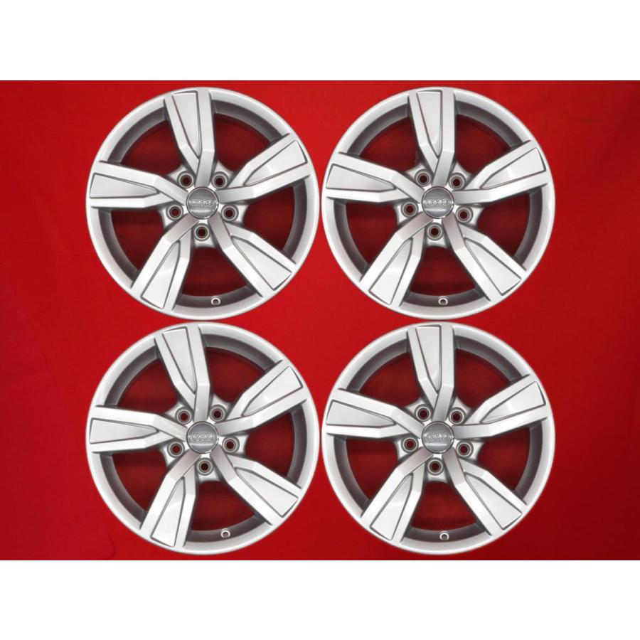 AUDI アウディA4 8W純正 中古ホイール 4本 7J 16インチ PCD112 5穴 +35