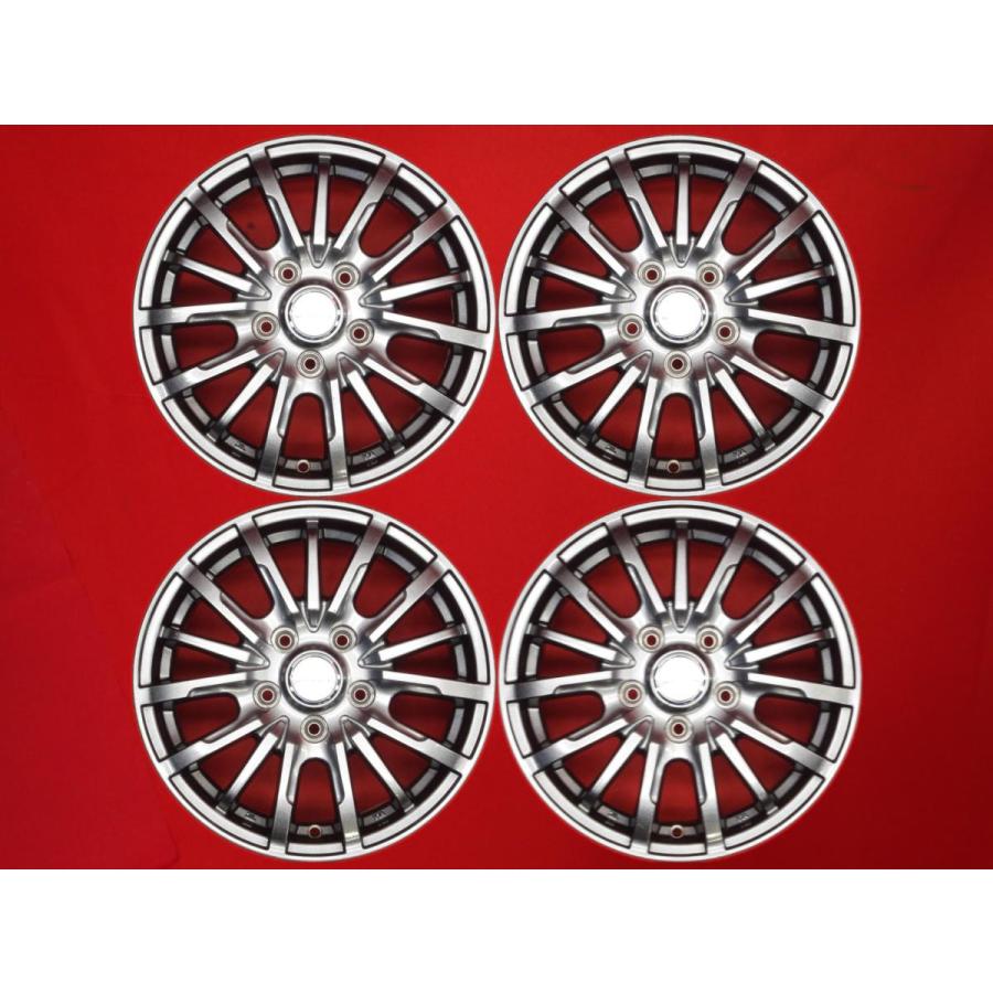 LEBEN レーベン DS-5 中古ホイール 4本 6J 15インチ PCD114.3 5穴 +53