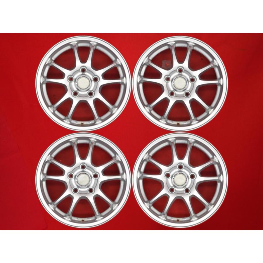 ● タイヤホイール　4本セット　195/65R15 15インチ　2018年製　ECO FORME エコフォルム　SE-10 15×6J+45 PCD 100 5穴 ECO FORME エコフォルム SE-10 中古ホイール 4本 6J 15インチ PCD114.3