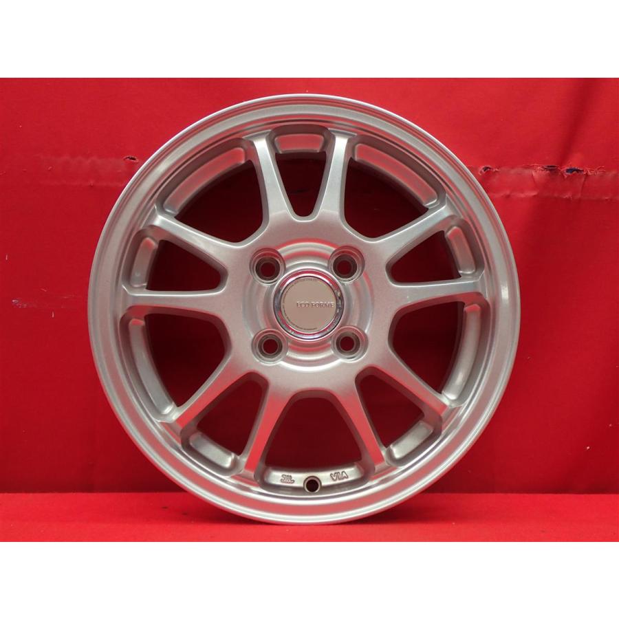 ECO FORME アルミホイール 13インチ SE-10 4本セット ECO FORME エコフォルム SE-10 中古ホイール 4本 4J/4.5J 13/14